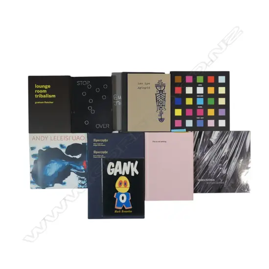 ELEVEN BOOKS/ EXH CATALOGUES  -CONTEMPORARY NZ ARTISTS INCL. BRUCE CONNEW